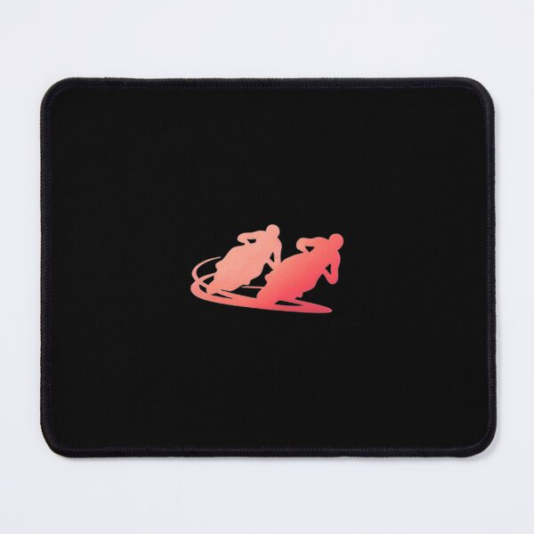 Item preview, Two motorbike riders turning in a race curve_25_Red Paint designed and sold by Aariq.