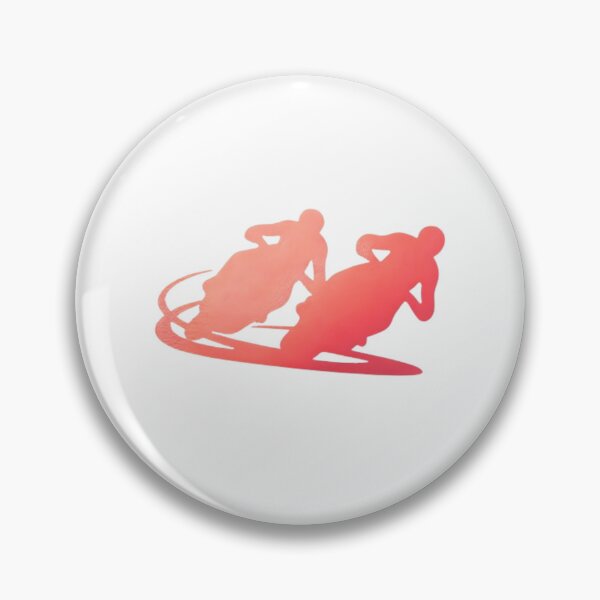 Item preview, Two motorbike riders turning in a race curve_25_Red Paint designed and sold by Aariq.