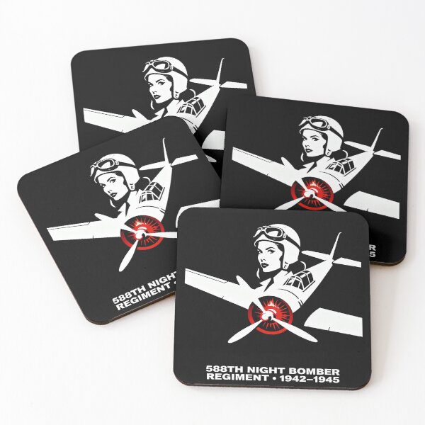 Artikelvorschau, Nachthexen: Sowjetisches 588. Bomberregiment aus dem Zweiten Weltkrieg – Merchandise entworfen und verkauft von GeoWhimsy Studio.