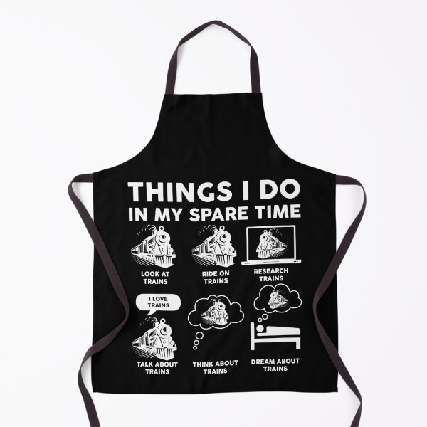 Item preview, Things I Do In My Spare Time Train designed and sold by LounisArt.