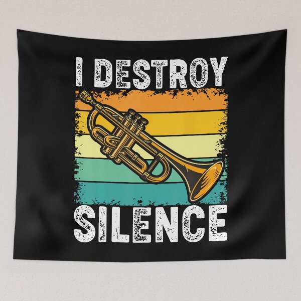 Item preview, Trombone Trombonist Funny I Destroy Silence Player designed and sold by KarlaLeanne.
