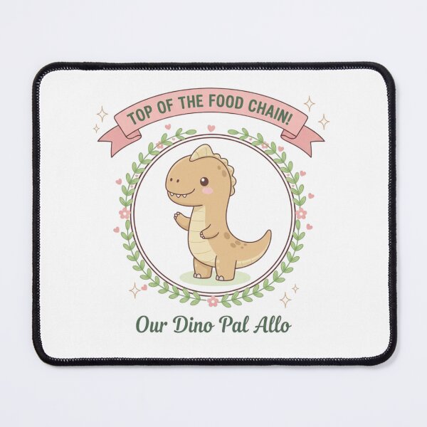 Item preview, Cute Allosaurus – Our Dino Pal Allo | Top of the Food Chain designed and sold by Sksticker991.