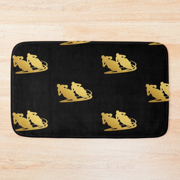 Item preview, Two motorbike riders turning in a race curve_26_side view designed and sold by Aariq.