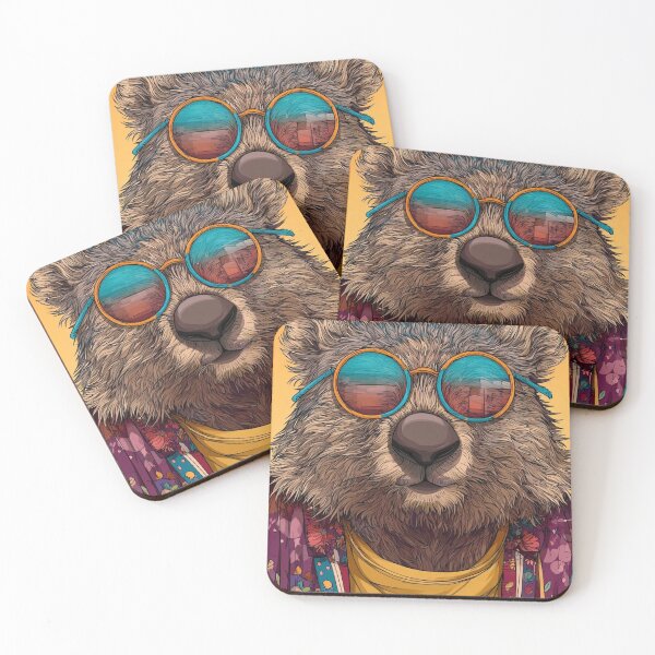 Item preview, The extra cool wombat designed and sold by J7Simpson.