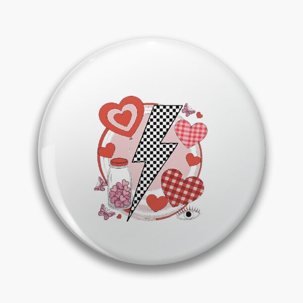 Item preview, Valentines Lightning Bolt Valentines DayValentines designed and sold by catsdothingz.