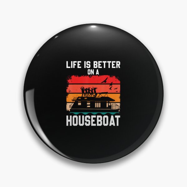 Item preview, Life Is Better On A Houseboat House Boat Lake Boating designed and sold by DesireeAngela1.