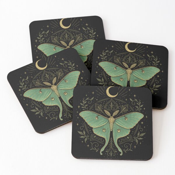 Item preview, Mystic Luna Moth — Celestial Gothic Mandala Moth Aesthetic designed and sold by Mouraludia.