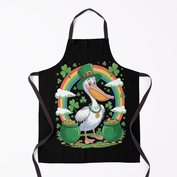 Item preview, Womens Magical Rainbow Leprechaun Pelican Bird St. Patrick's Day designed and sold by catsdothingz.