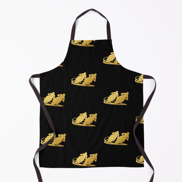 Item preview, Two motorbike riders turning in a race curve_27_side view designed and sold by Aariq.