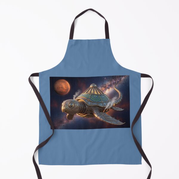 Item preview, Art Nouveau Sea Turtle Spaceship with a Little Steampunk designed and sold by Tridentulus.
