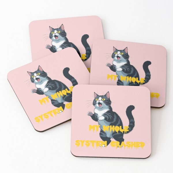 Item preview, Shocked Cat – “My Whole System Crashed” Meme Style designed and sold by LEO'S CREATURE　れおずくりーちゃー.