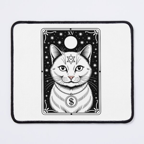 Item preview, Tarot Card Cat The Devil, Satanic Goth Halloween Cat Men Women  designed and sold by estellaken.