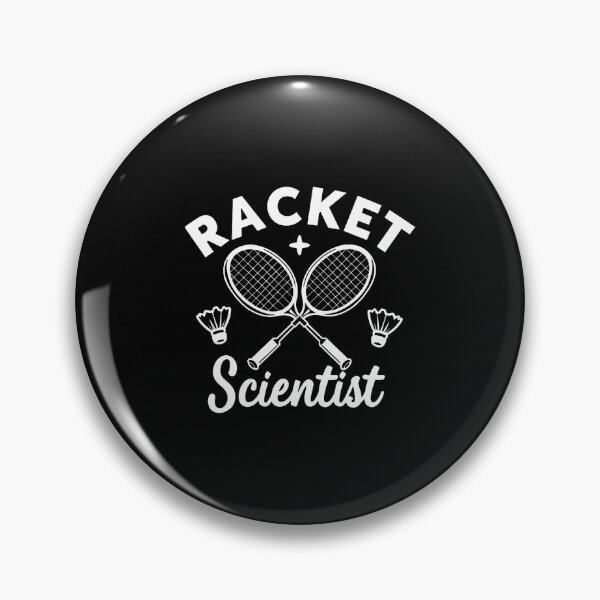 Item preview, Funny Badminton Players Racket Scientist designed and sold by PatriciaKelsey.