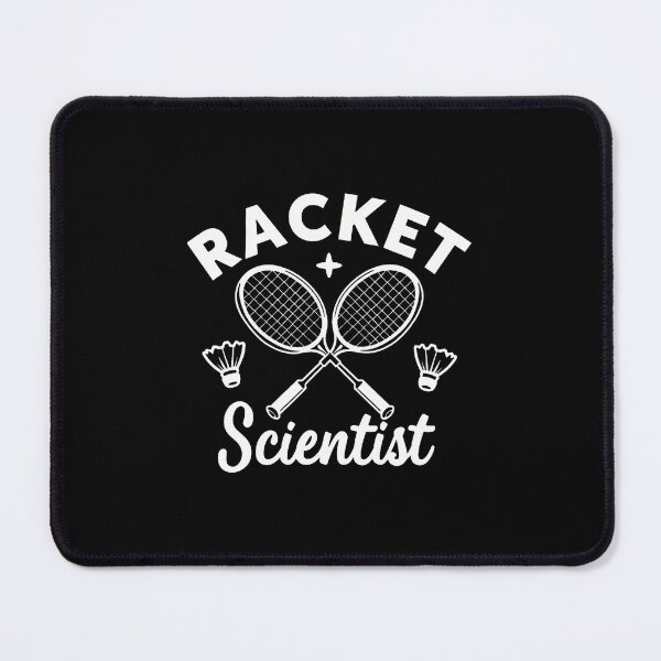 Item preview, Funny Badminton Players Racket Scientist designed and sold by PatriciaKelsey.