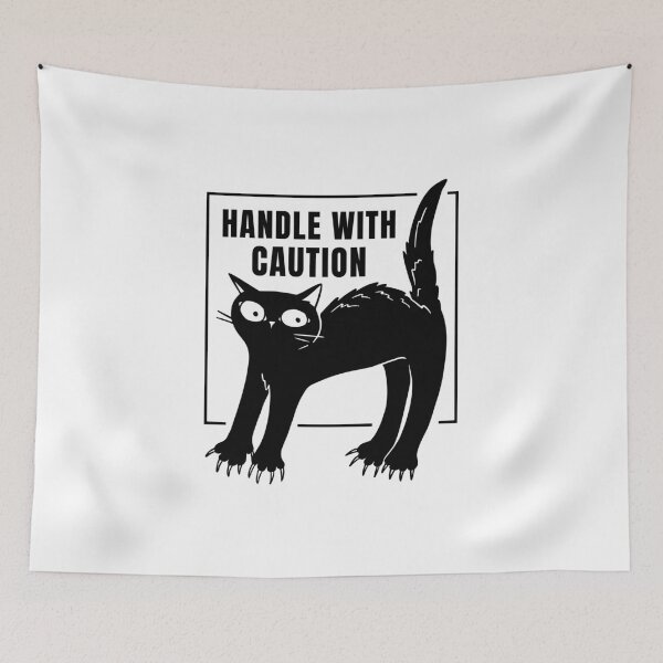 Item preview, Scared Cartoon Cat Freaking Out designed and sold by TurtleDojo.