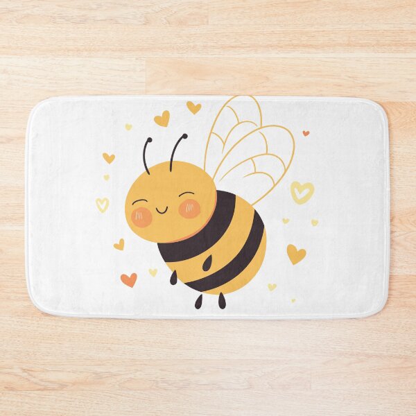 Item preview, Cute Smiling Bee With Hearts designed and sold by TurtleDojo.