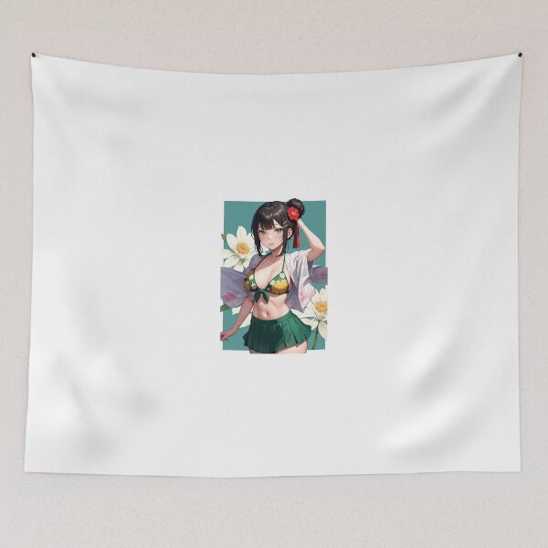 Item preview, Dia Kurosawa Love Live! Sunshine!! Anime Art | Summer Bikini Flower Aesthetic designed and sold by iloveanimechibi.