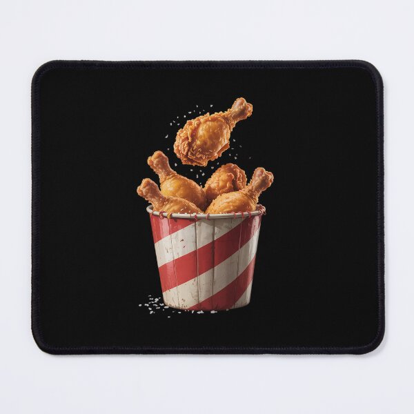 Item preview, National Fried Chicken Day Funny Fast Food Lover designed and sold by VasilisLamArt.