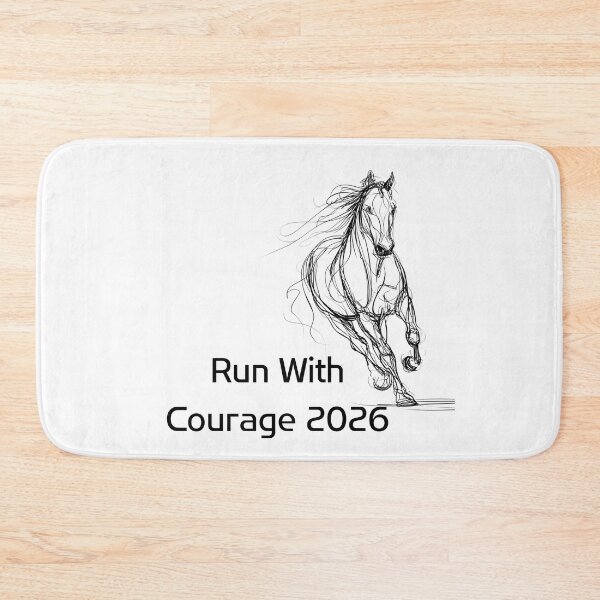 Item preview, Sketch horse illustration with Ride Courage 2026 text designed and sold by DadGenX.