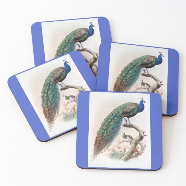 Item preview, Vintage Peacock Print by Joseph Smit designed and sold by Tridentulus.