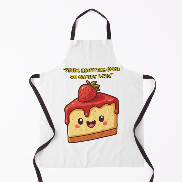 Item preview, Shine Brightly Cheesecake – Cute Kawaii Strawberry Dessert Motivation designed and sold by Latitude 1°N.