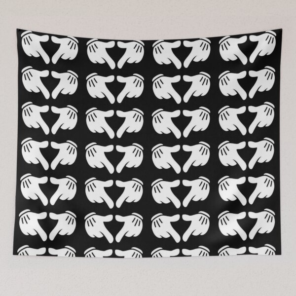 Item preview, Cartoon Gloves Heart Hands Cute Love Design designed and sold by Lazy Planet.