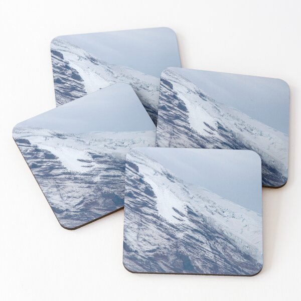 Item preview, Slanted Snowy Mountainside on Overcast Day - Mount Rainier National Park designed and sold by Krech Photo.