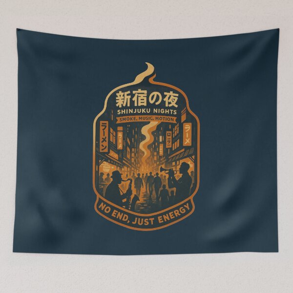 Item preview, Shinjuku Streets Burn With Sound designed and sold by EdvvinStudios.