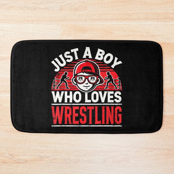 Item preview, Wrestling Just A Boy Who Loves Wrestling Boys designed and sold by DoraBlanche.