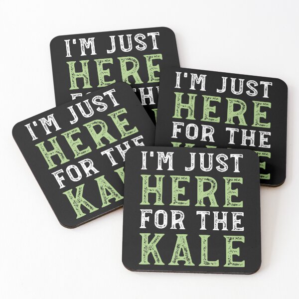 Item preview, I'M Just Here For The Kale Funny Vegetable Food designed and sold by SelmaBonnie.