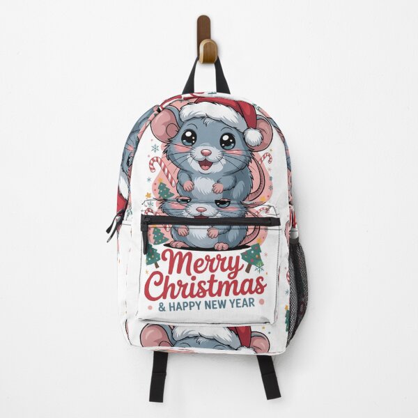 Item preview, Christmas happy new year Shrew  T-Shirt – Kawaii Holiday Mouse Design, Funny Winter Animal Tee, Cute Xmas Gift Idea for Kids & Adults designed and sold by kaka8888.