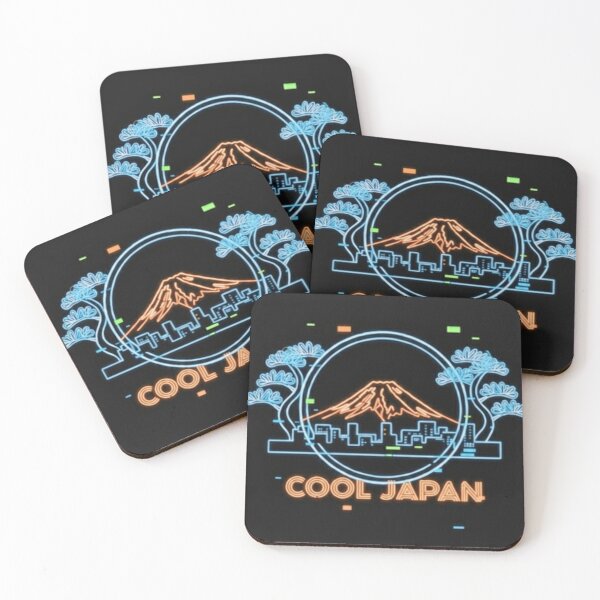 Item preview, Cyberpunk Mt. Fuji: Neon Tokyo Cityscape & Pine Trees designed and sold by esterter.