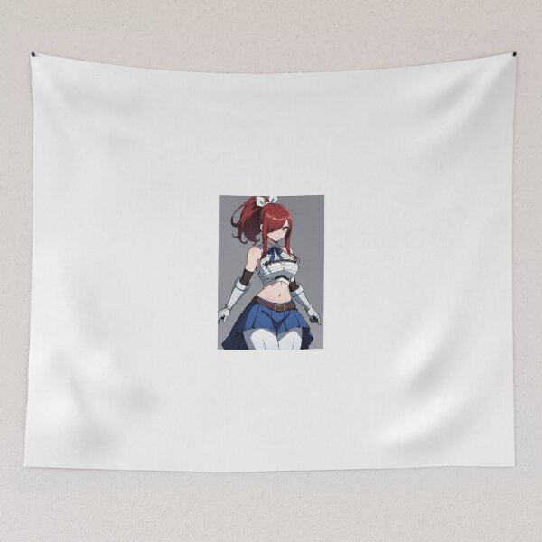 Item preview, Erza Scarlet Fairy Tail Anime Art | Titania Knight Armor Skirt Aesthetic designed and sold by iloveanimechibi.