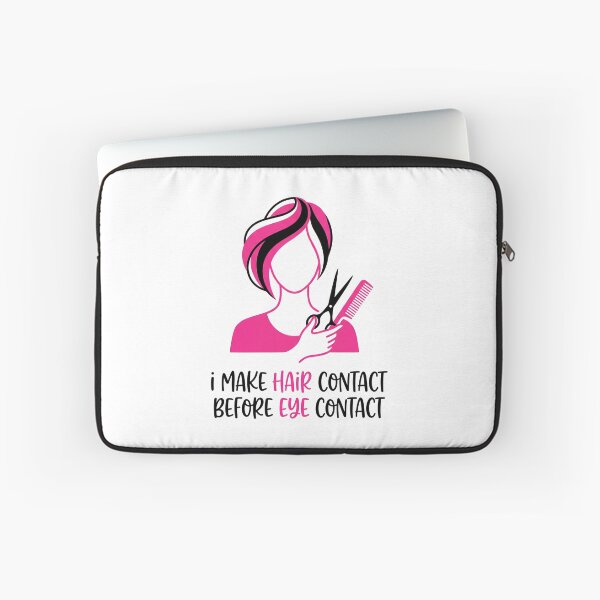 Item preview, I MAKE HAIR CONTACT BEFORE EYE CONTACT - hairstylist, barber design on designed and sold by GagShots.