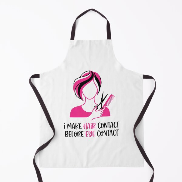 Item preview, I MAKE HAIR CONTACT BEFORE EYE CONTACT - hairstylist, barber design on designed and sold by GagShots.