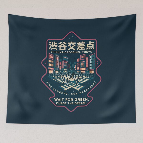 Item preview, Shibuya Lights Move Like Heartbeats designed and sold by EdvvinStudios.