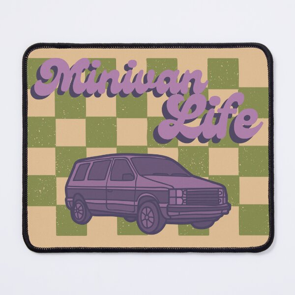 Item preview, Minivan Life lavender designed and sold by modeTRIP.