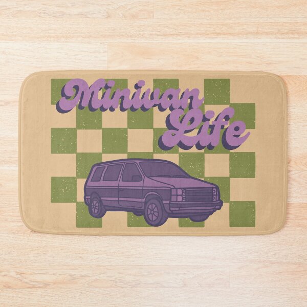 Item preview, Minivan Life lavender designed and sold by modeTRIP.