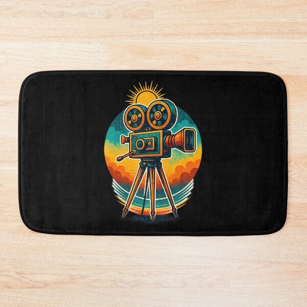Item preview, Retro Movie Camera Vintage Film Art Cinephile Style designed and sold by DeannaAntoin.
