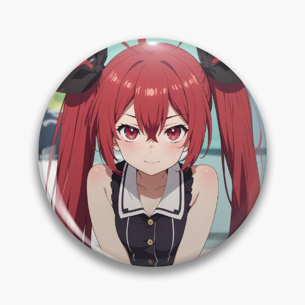 Item preview, Itsuka Kotori Date A Live Anime Art | Red Hair Twin Tails Commander Aesthetic designed and sold by iloveanimechibi.