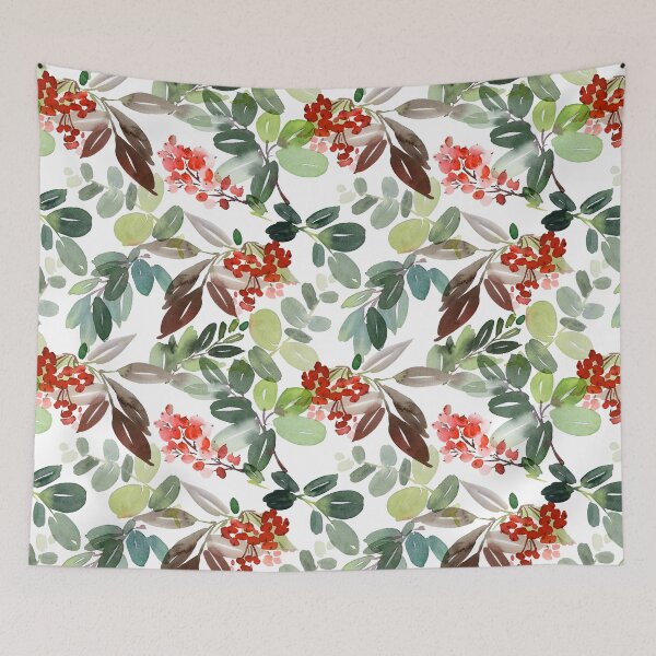 Item preview, Watercolour Rowan Berries designed and sold by coshe.