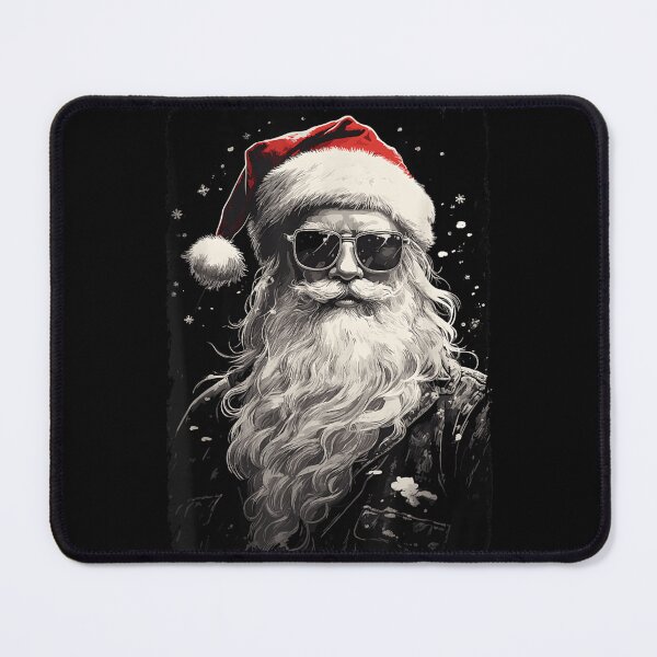 Item preview, Cool Santa Claus Black And White Graphic Art Sunglasses Beard designed and sold by Serene woods.