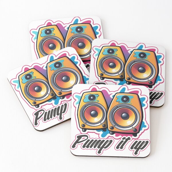 Item preview, Pump It Up – Colorful Speaker Art with Music Energy Vibes designed and sold by JaaGo PopLab.