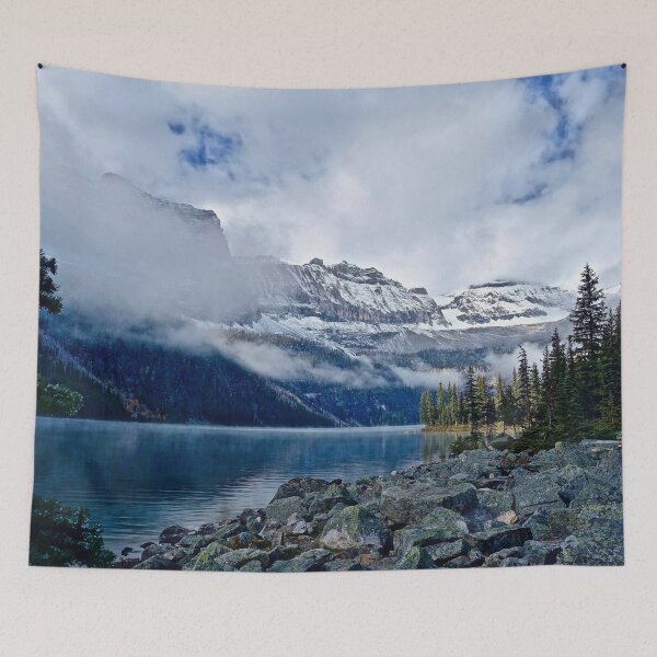 Item preview, View of Lake With Mountain Range in the Background designed and sold by Ataqhin.