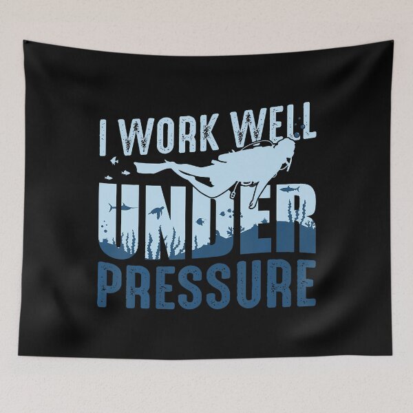 Item preview, Scuba Diving I Work Under Pressure Instructor Scuba Diver designed and sold by MarcellaTerri.
