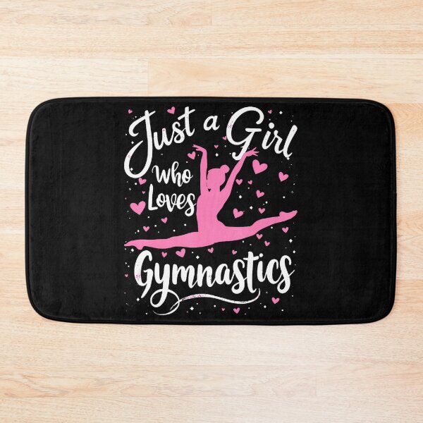 Item preview, Gymnast Just A Girl Who Loves Gymnastics designed and sold by DoraBlanche.