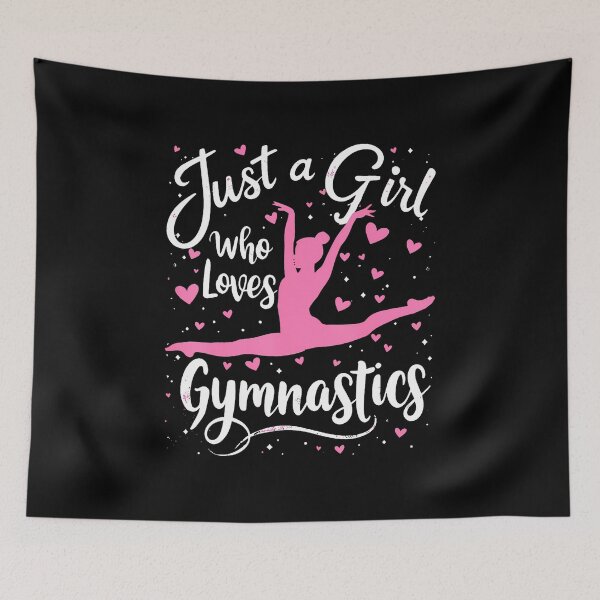 Item preview, Gymnast Just A Girl Who Loves Gymnastics designed and sold by DoraBlanche.