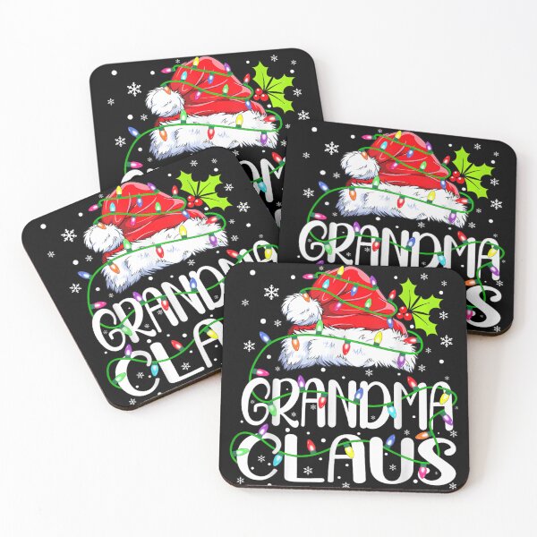 Item preview, Grandma Claus Christmas Lights Santa Hat Holiday Granny Gift designed and sold by AnsadoWinu.