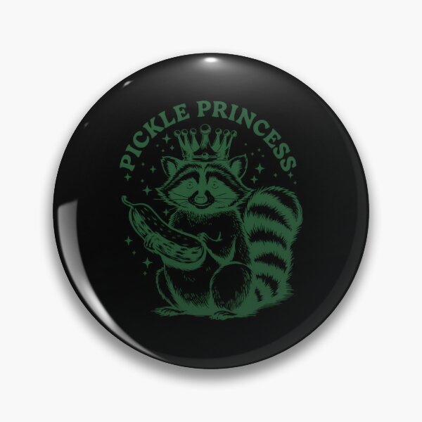 Item preview, Pickle Princess Funny Pickles Lover Raccoon Foodie designed and sold by znkeaaxrh99.