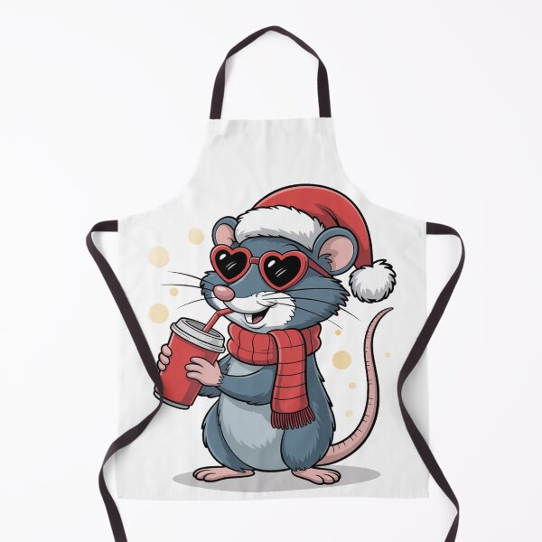 Item preview, Christmas happy new year Shrew T-Shirt – Kawaii Holiday Mouse Design, Funny Winter Animal Tee, Cute Xmas Gift Idea for Kids & Adults designed and sold by kaka8888.